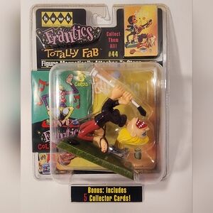 Hawk Frantics Figure with Stage - #44 Figure Magnetically Attaches To Stage.